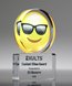 Picture of Emoji Sunglasses Face Trophy - Cool Under Pressure Award