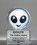Picture of Emoji Alien Trophy - Galactic Genius Award
