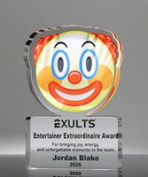 Picture of Emoji Clown Trophy - The Morale Booster Award