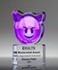 Picture of Emoji Mischievous Face Trophy - The Mastermind Award