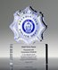 Picture of Acrylic Police Badge Trophy - Silver