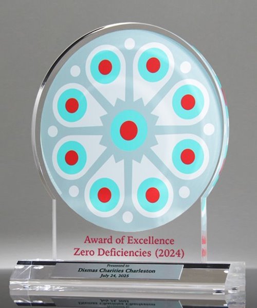 Picture of Circle-Top with Engraving Panel