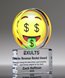 Picture of Emoji Money Face Trophy - The Closer Award