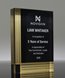 Picture of Gilded Onyx Acrylic Block Award