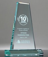 Picture of Beveled Prism Jade Acrylic Award