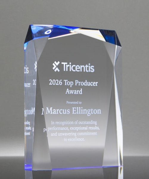 Picture of Spectra Prism Blue Acrylic Award