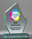 Picture of Jade Acrylic Beveled Peak Award - UV Printed