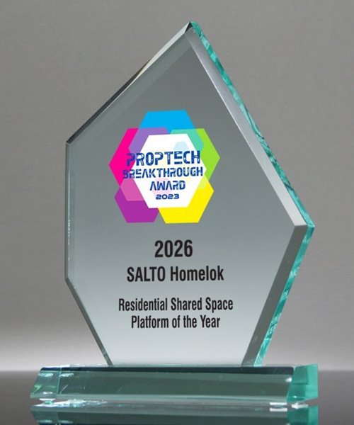 Picture of Jade Acrylic Beveled Peak Award - UV Printed
