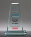 Picture of Beveled Prism Jade Acrylic Award - UV Printed