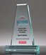Picture of Beveled Prism Jade Acrylic Award - UV Printed