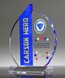 Picture of Acrylic Ellipse Award - Blue Theme