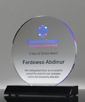 Picture of Acrylic Circle Award