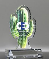 Picture of Acrylic Cactus Trophy