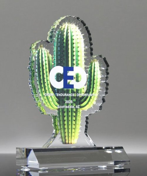 Picture of Acrylic Cactus Trophy