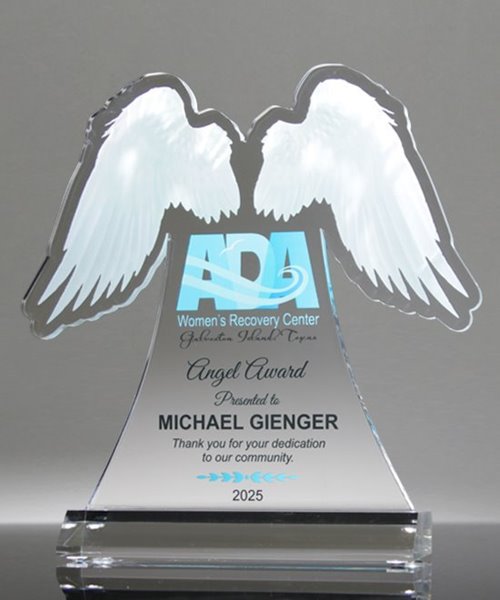 Picture of Angel Wings Acrylic Award