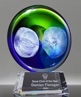 Picture of Premium Art Glass Disc Award