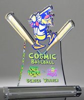 Picture of Custom Acrylic Baseball Trophy