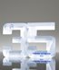 Picture of Modern Acrylic Number 35 Trophy