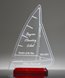 Picture of Acrylic Sailboat Trophy - Voyager Edition