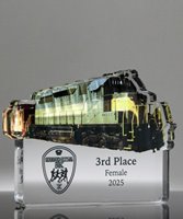 Picture of Rustic Train Locomotive Award