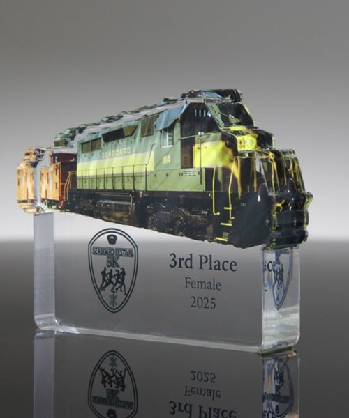 Rustic Train Locomotive Award | Railroad Trophy | Edco Awards