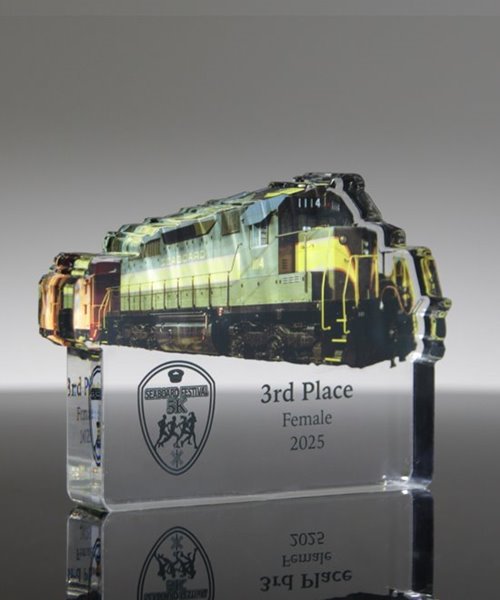 Rustic Train Locomotive Award | Railroad Trophy | Edco Awards