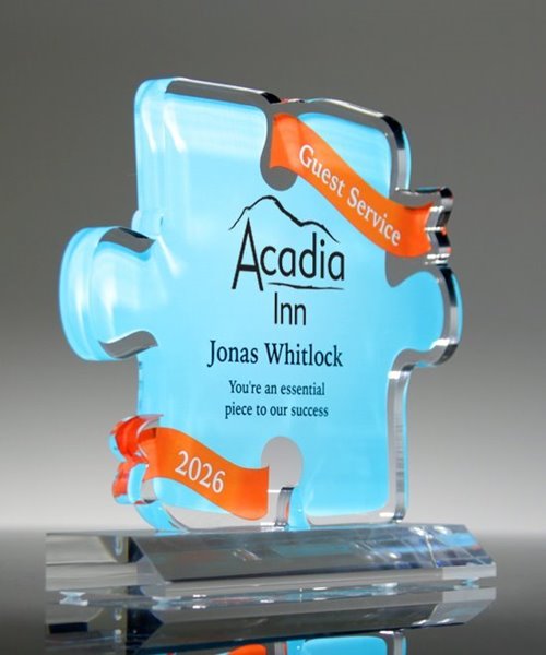 Acrylic Teamwork Puzzle Award | Edco Awards