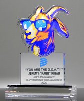 Picture of The GOAT Acrylic Award