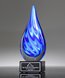 Picture of Royal Art Glass Flame Award - Black Base