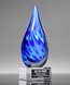 Picture of Royal Art Glass Flame Award - Clear Base
