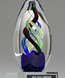 Picture of Multicolor Art Glass Inspiration Award - Clear Base