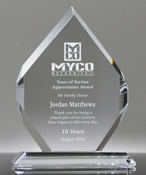 Picture of Classic Royal Diamond Crystal Award