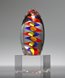 Picture of Engage Art Glass Award - Colorful Egg Trophy