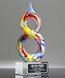 Picture of Forever Art Glass Award - Clear Base