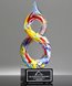 Picture of Forever Art Glass Award - Black Base