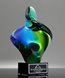 Picture of Symphony Twist Art Glass Award - Black Base