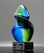 Picture of Symphony Twist Art Glass Award - Black Base