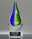 Picture of Cascading Droplet Art Glass Award