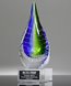 Picture of Cascading Droplet Art Glass Award