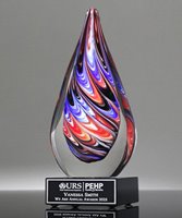 Picture of Accolade Art Glass Trophy