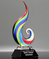 Picture of Prism Reflections Art Glass Award