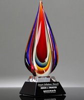 Picture of Sunset Reflections Art Glass Award