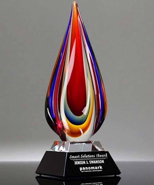 Picture of Sunset Reflections Art Glass Award