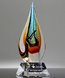 Picture of Elation Flame Art Glass Award