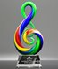 Picture of Radiant Note Art Glass Award