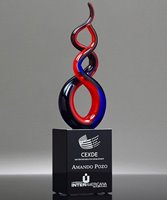 Picture of Doube Helix Art Glass