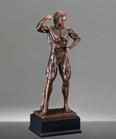 Picture of Gallery Series Female Bodybuilder Trophy Sculpture