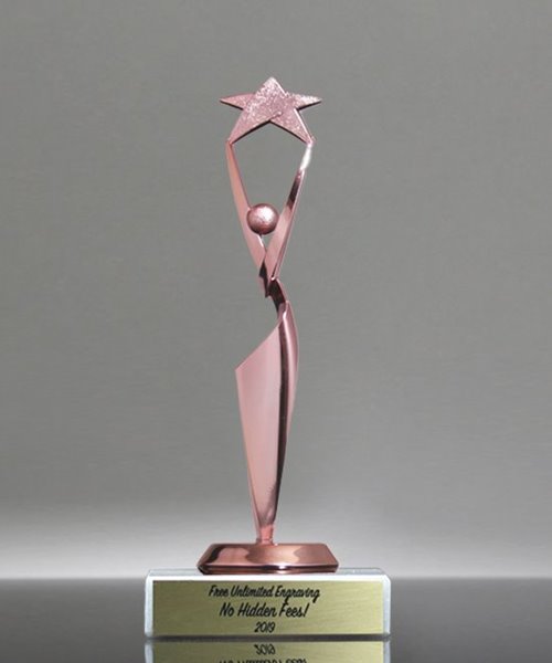 Picture of Star Achiever Pink Trophy