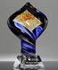 Picture of Diamond Twist Art Glass - Clear Base