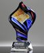 Picture of Diamond Twist Art Glass - Clear Base